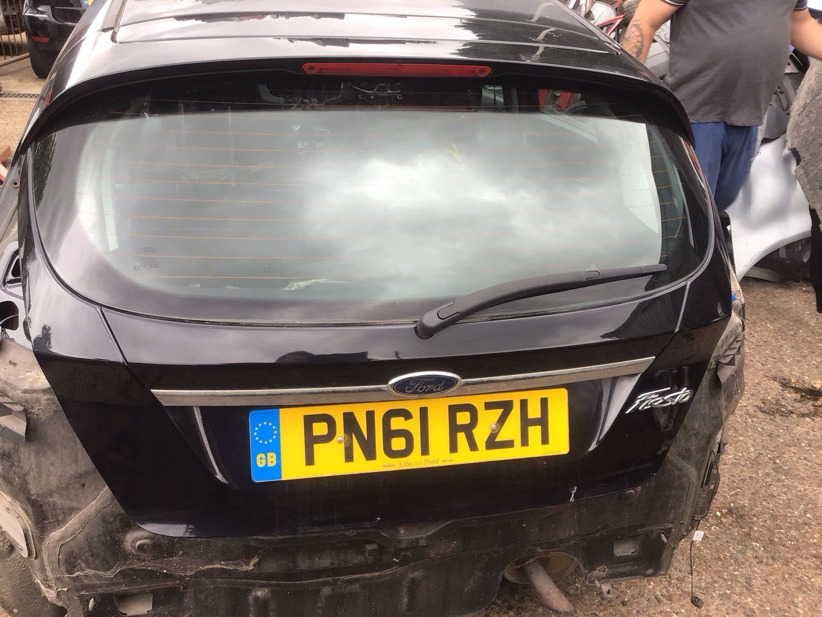 FORD FIESTA MK7 TAILGATE IN PANTHER BLACK 2008 20171