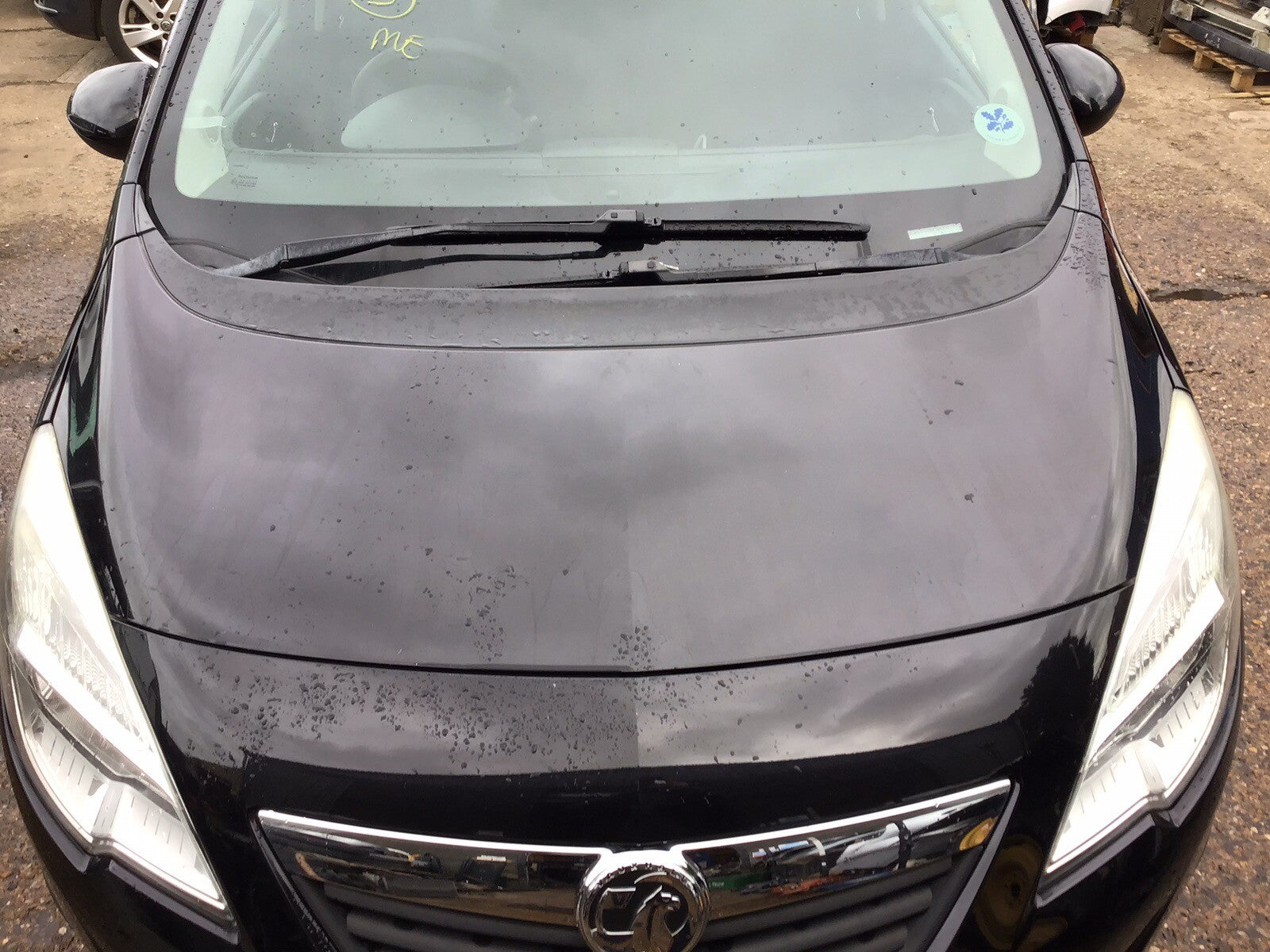 VAUXHALL MERIVA B BONNET SAPHIRE BLACK PAINT CODE Z20R GBG 2011 20170