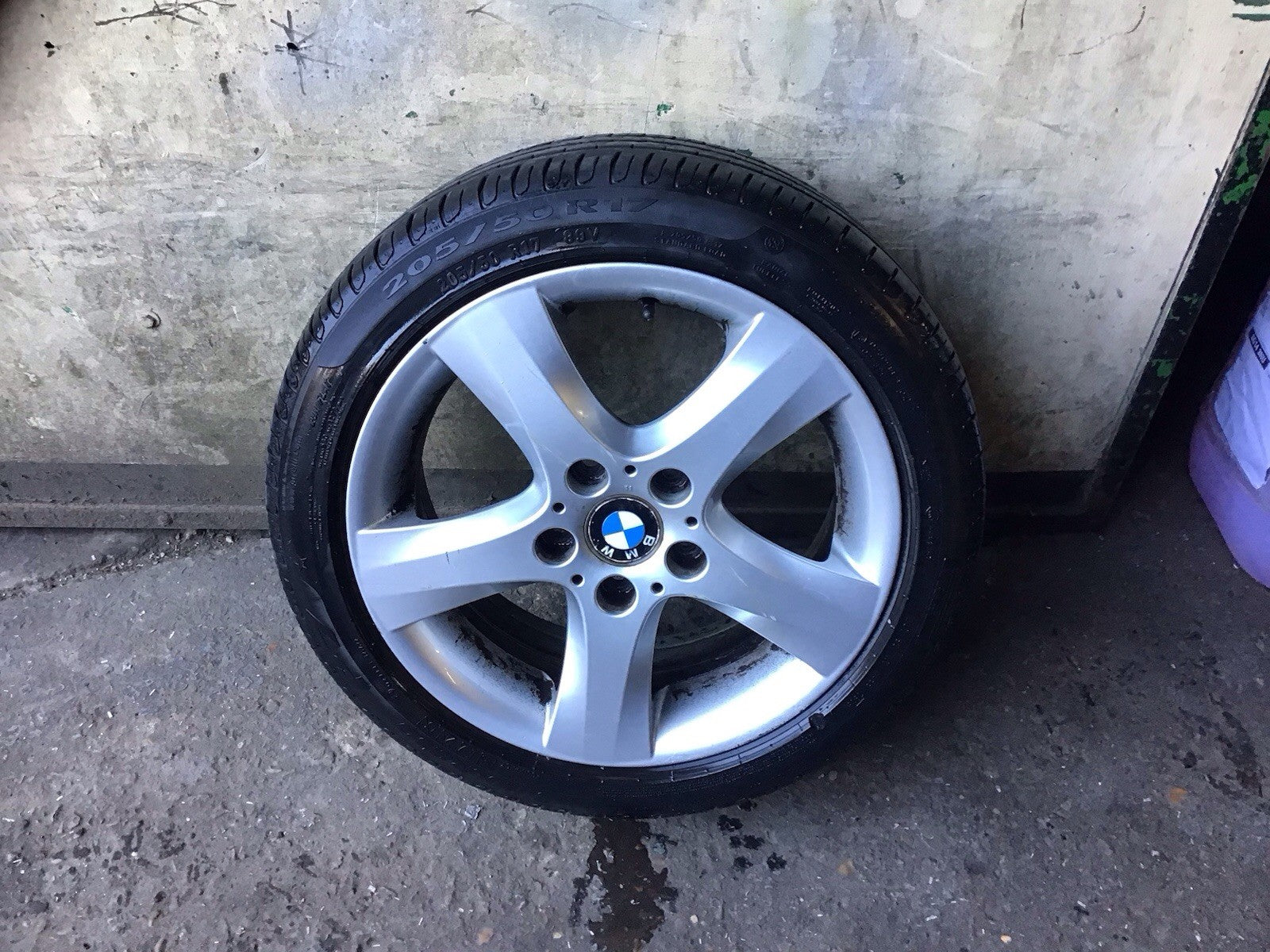 BMW 118D E87 ALLOY WHEEL 17'' TYRE 205X50X17 67756220