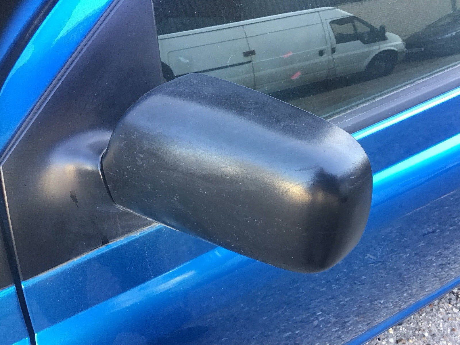 TOYOTA YARIS MK1 PASSENGER'S SIDE N/S DOOR MIRROR BLACK 2001 20061