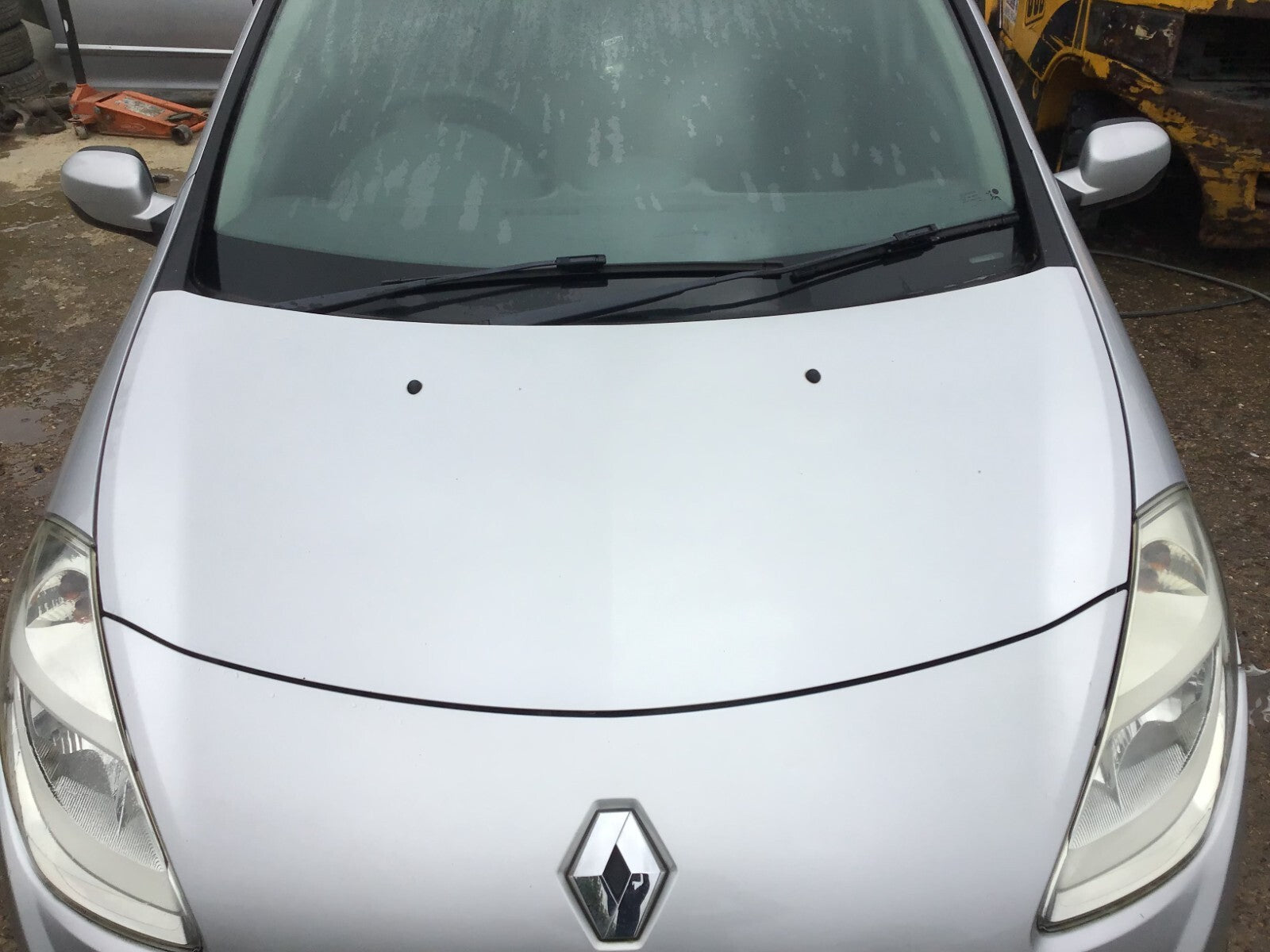 RENAULT CLIO MK3 FACELIFT BONNET PLATINUM SILVER PAINT CODE TED69 2009 20121