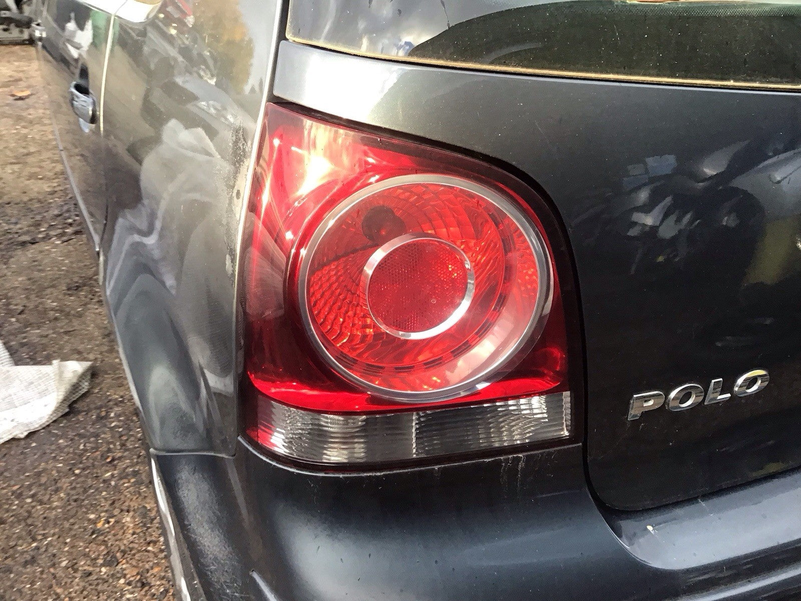VOLKSWAGEN POLO 9N3 PASSENGER'S SIDE N/S REAR LIGHT REAR LIGHT CLUSTER 2005 20090