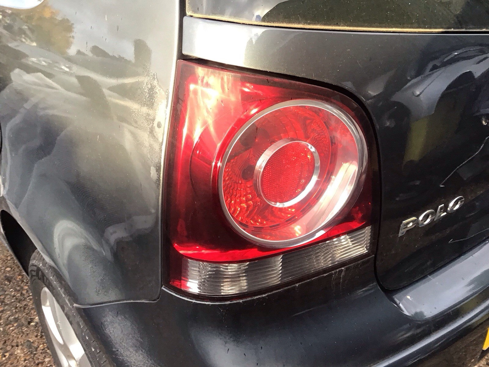 VOLKSWAGEN POLO 9N3 PASSENGER'S SIDE N/S REAR LIGHT REAR LIGHT CLUSTER 2005 20091