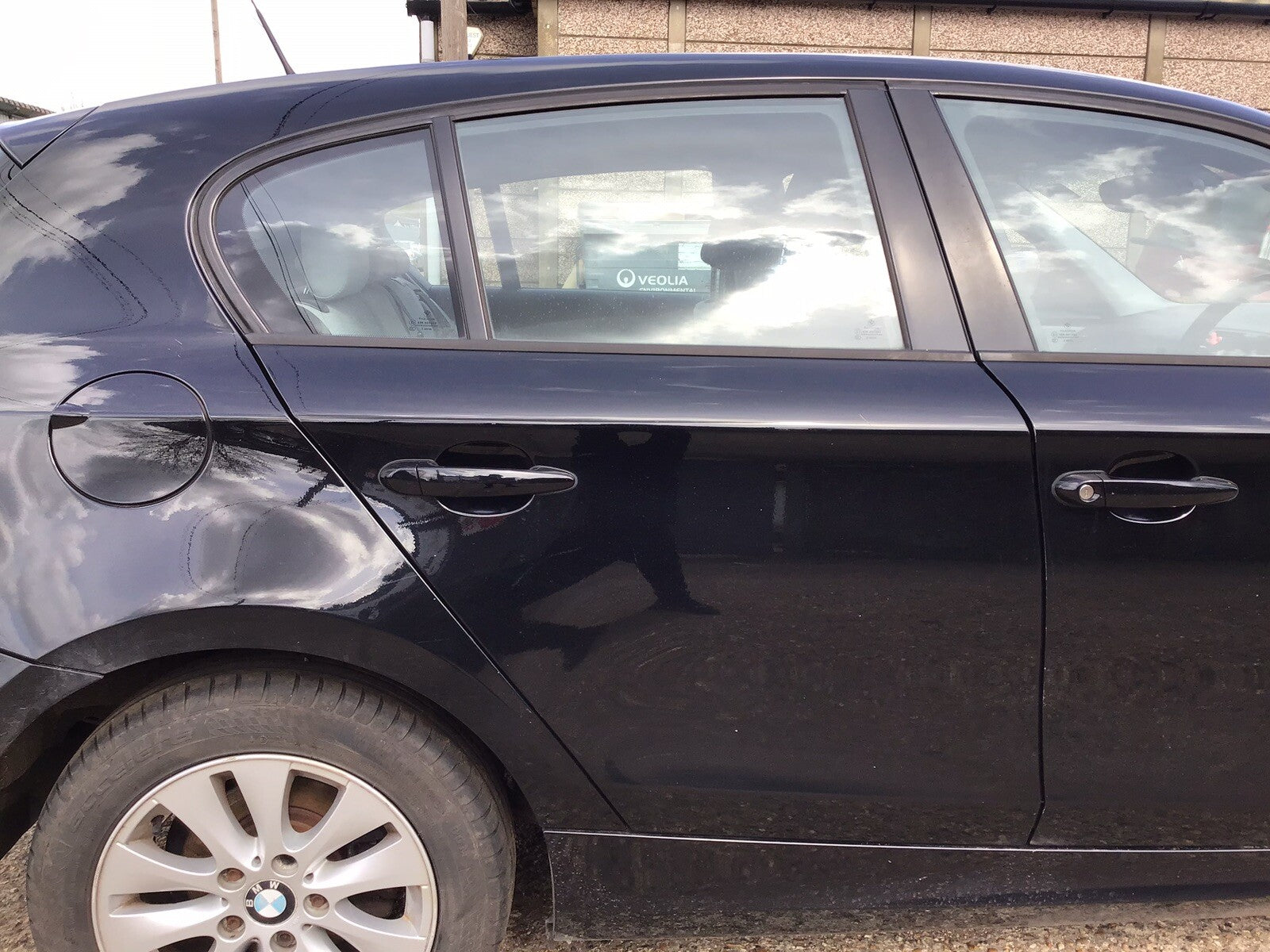 BMW 1 SERIES E87 DRIVER'S SIDE O/S REAR DOOR BLACK PAINT CODE 668 2005 20110