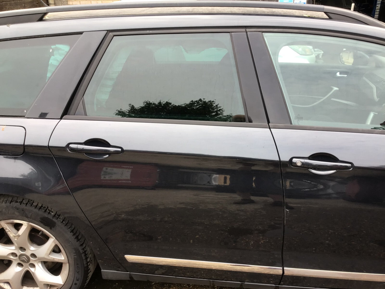 CITROEN C5 ESTATE DRIVER'S SIDE O/S/R REAR DOOR STORM GREY EYP 2008 20151
