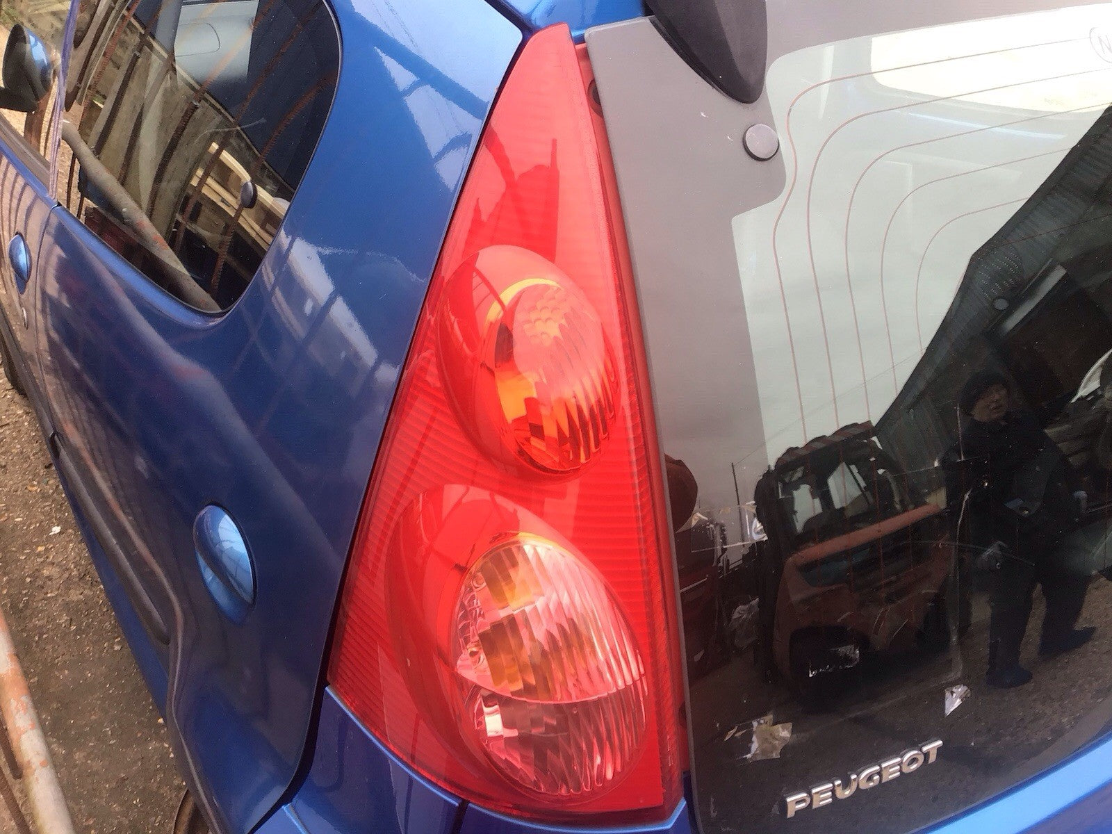 PEUGEOT 107 PASSENGER'S SIDE N/S REAR LIGHT 2005 20120
