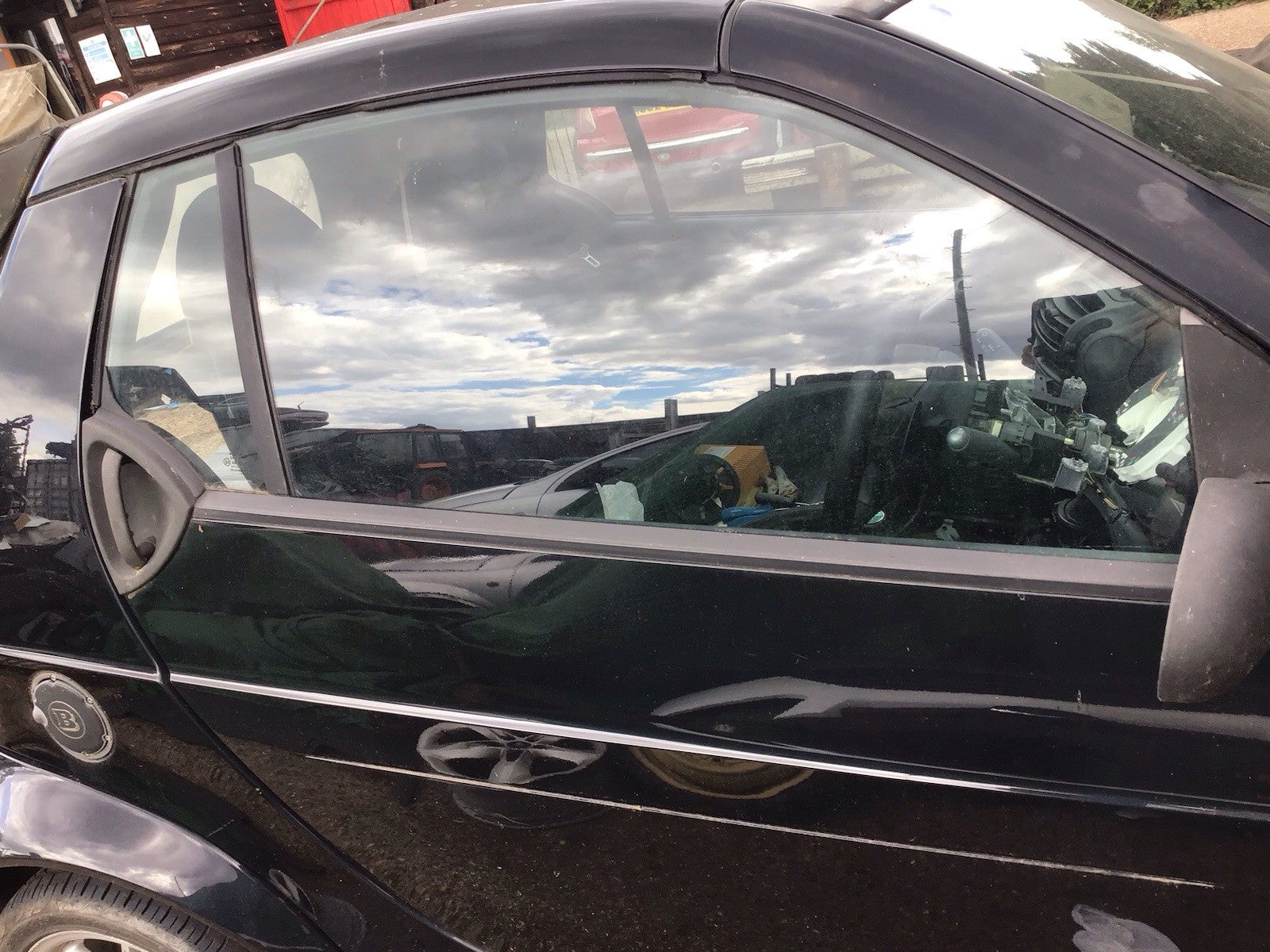 SMART FORTWO BRABUS DRIVER'S O/S SIDE FRONT WINDOW GLASS 3 DOOR 2007 20141