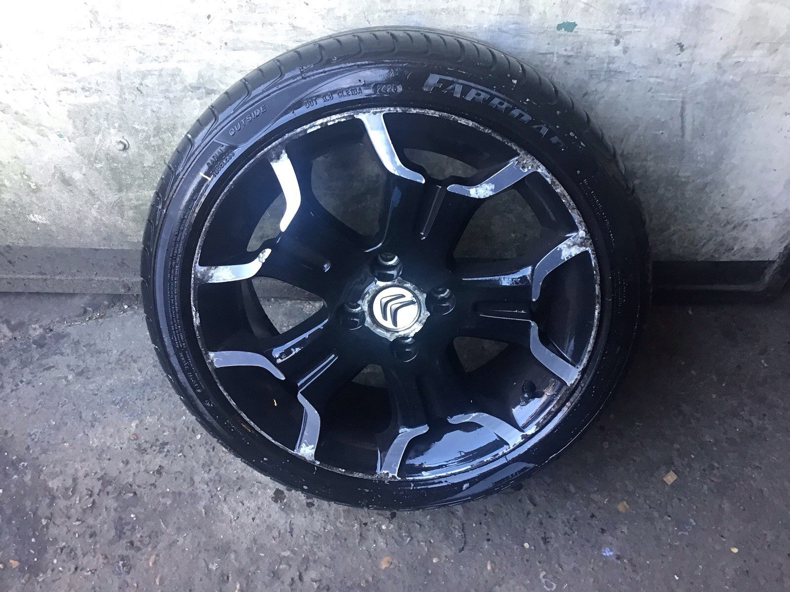 CITROEN DS3 ALLOY WHEEL 17'' TYRE 205X45X17 P/N 9687754377 2010 20181