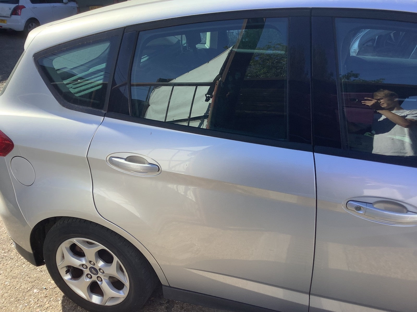 FORD C MAX DRIVER'S SIDE REAR DOOR MOONDUST SILVER 2010 20151
