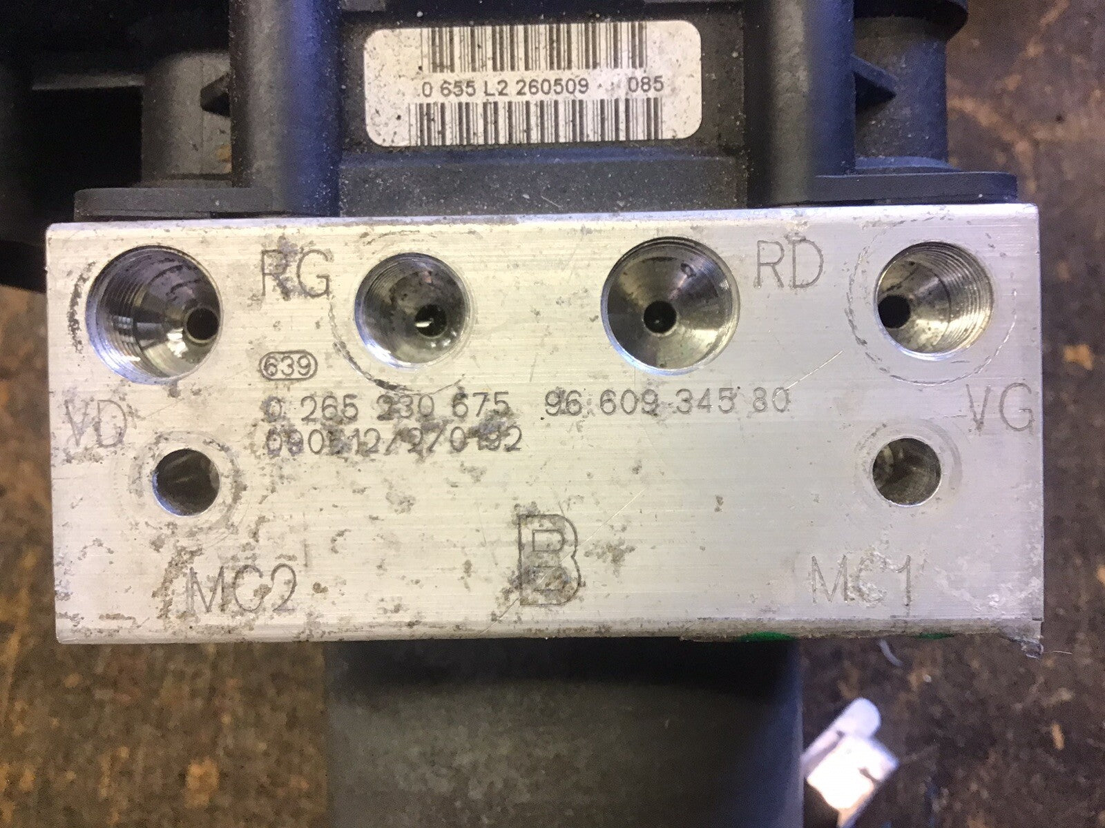 CITROEN C4 ABS PUMP MODULE 2.0 DIESEL 9660934580 0265230675 2007 20121
