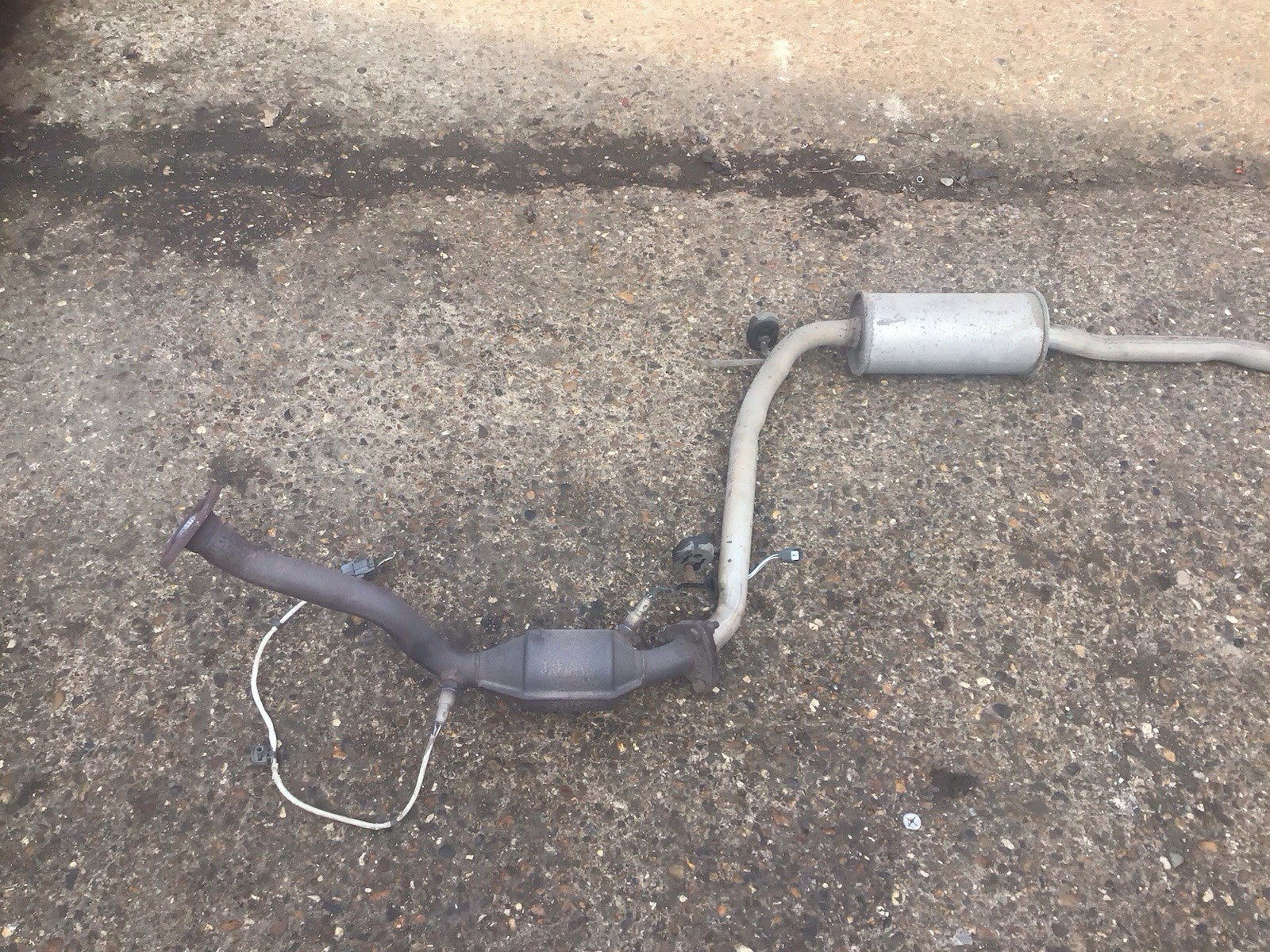 HONDA JAZZ MK2 EXHAUST CAT CATALYTIC CONVERTER COMPLETE LAMBDA SENSOR 2002 20080