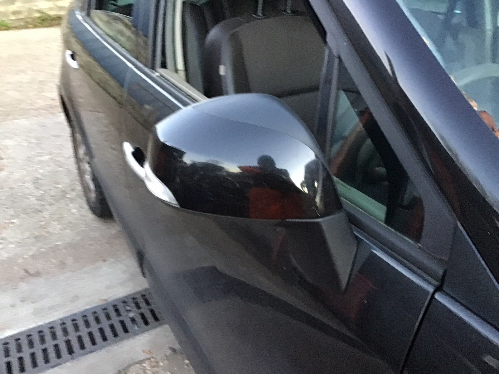 RENAULT MEGANE SCENIC DRIVER'S SIDE O/S DOOR MIRROR BLACK METALLIC 2009 20121