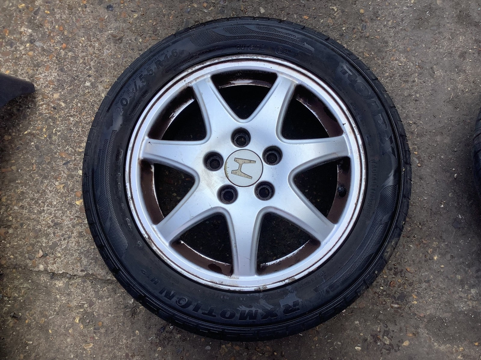 HONDA ACCORD MK7 ALLOY WHEEL 16'' TYRE 205X55X16 2003 20080