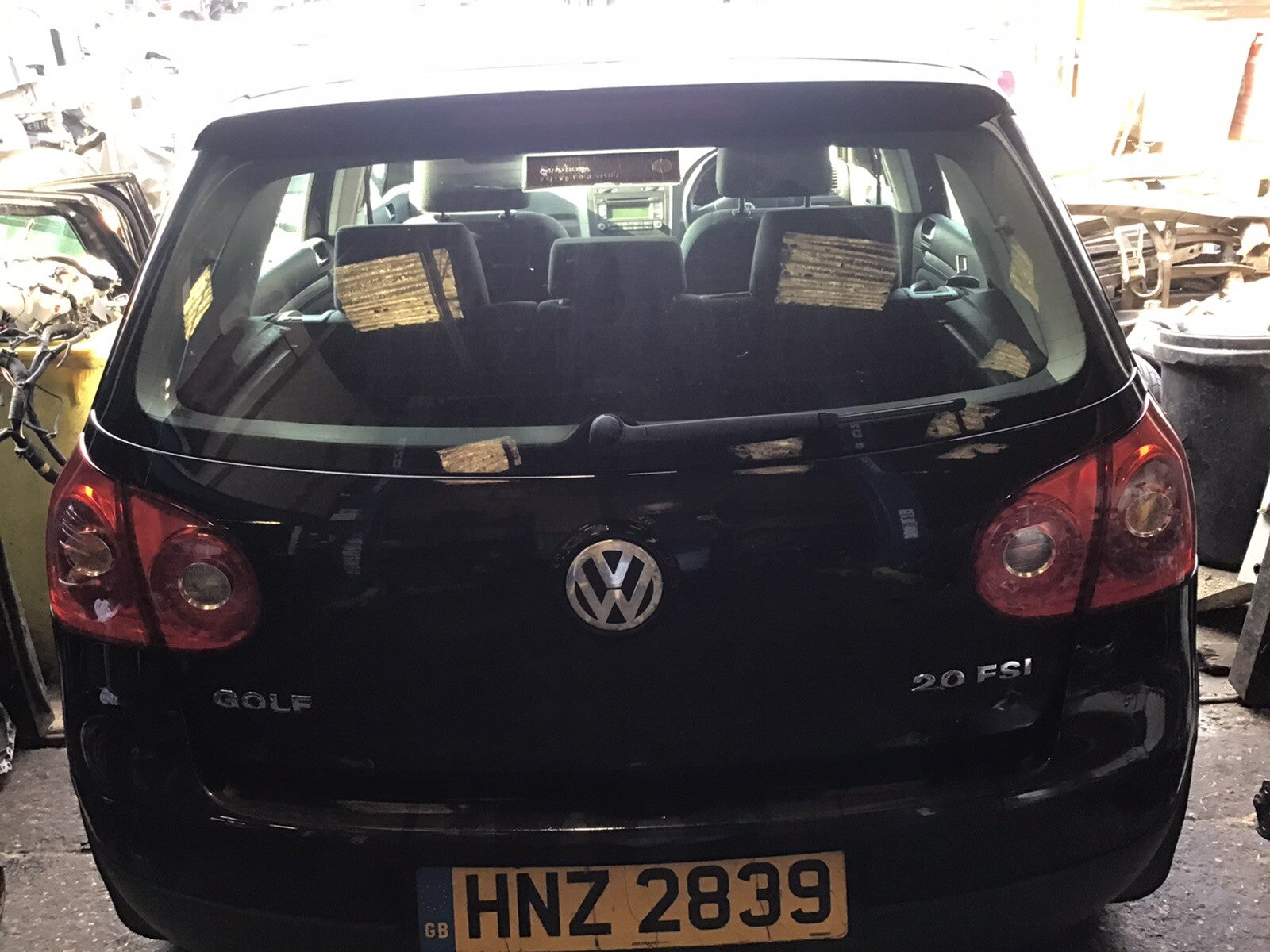 VOLKSWAGEN GOLF MK5 TAILGATE IN METALLIC BLACK LC9Z 2004 20081