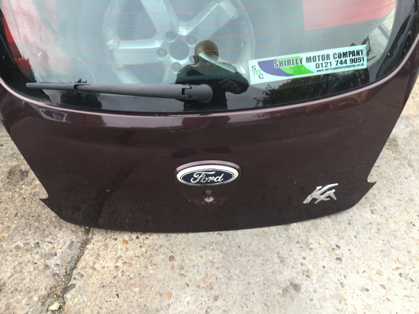 FORD KA 2 TAILGATE IN CAFFE METALLIC 2009 2016 1