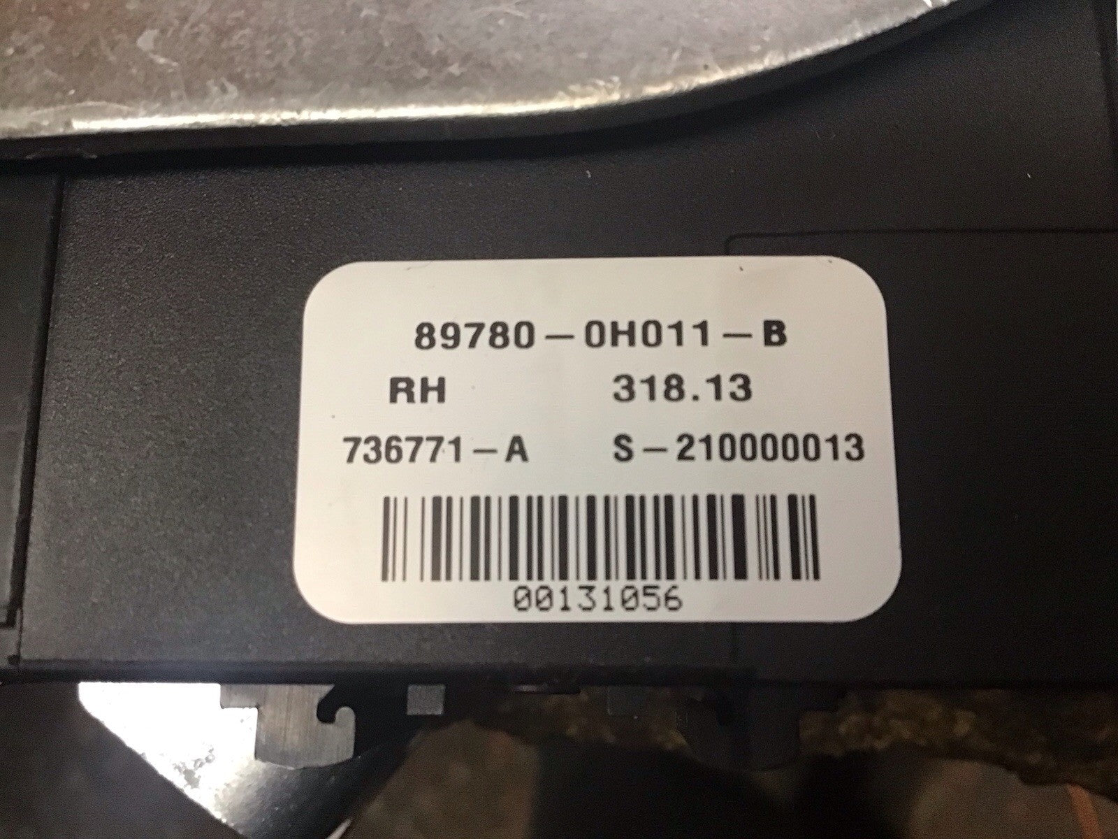 TOYOTA AYGO TRANSPONDERS ECU MODULE 89780 0H011 B 2012 20141