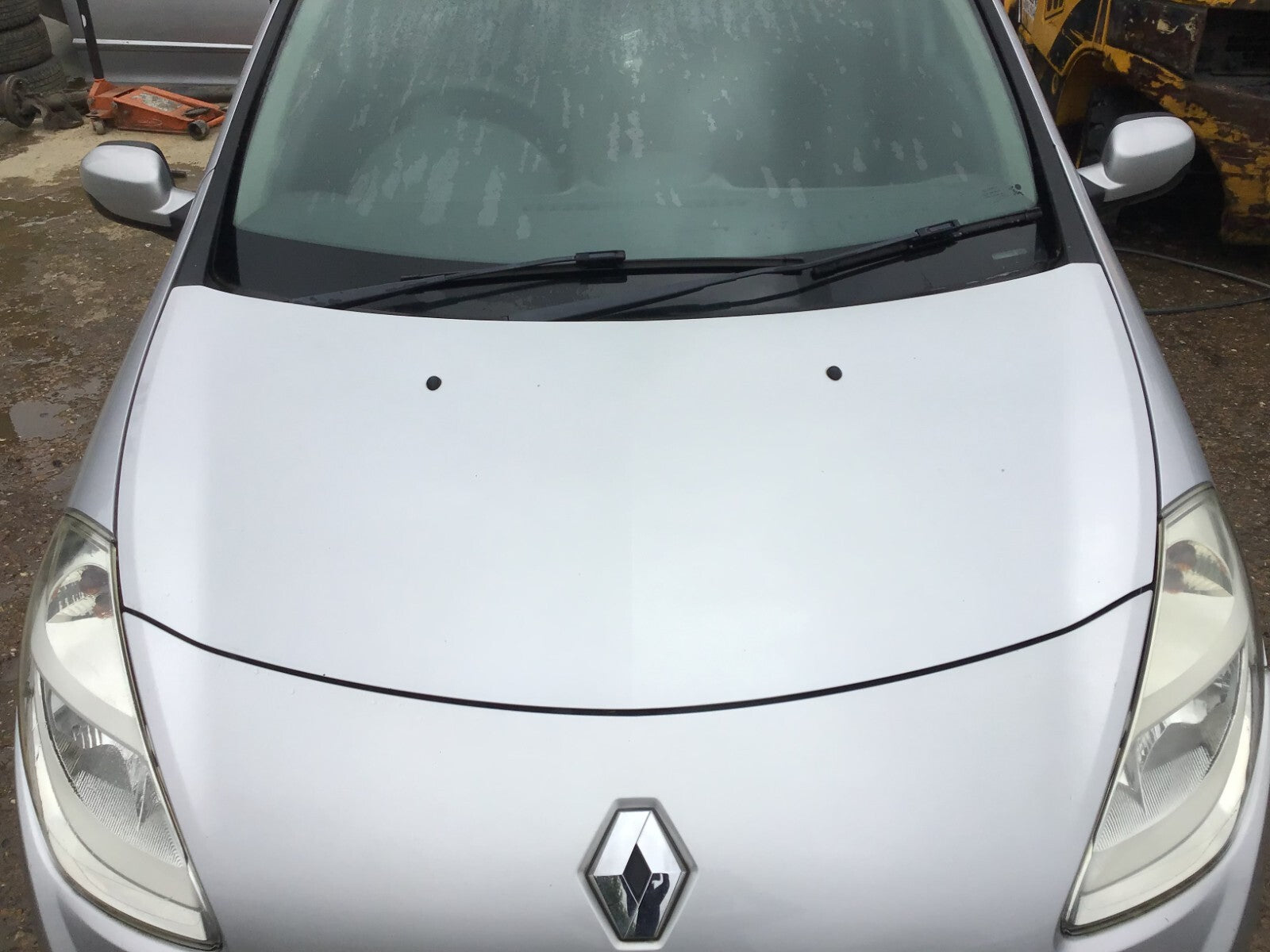 RENAULT CLIO MK3 FACELIFT BONNET PLATINUM SILVER PAINT CODE TED69 2009 20120