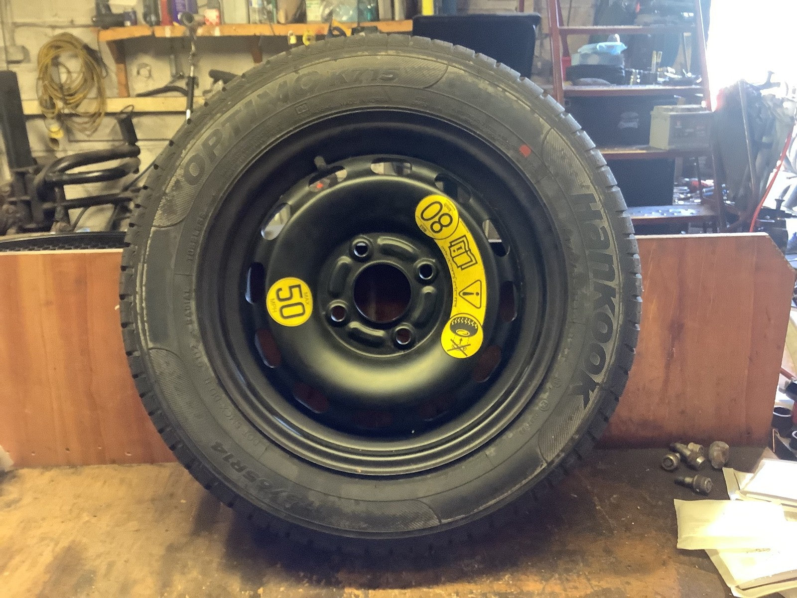 FORD FIESTA MK8 SPARE WHEEL 14'' STEEL RIM TYRE 175X65X14 2015 20211