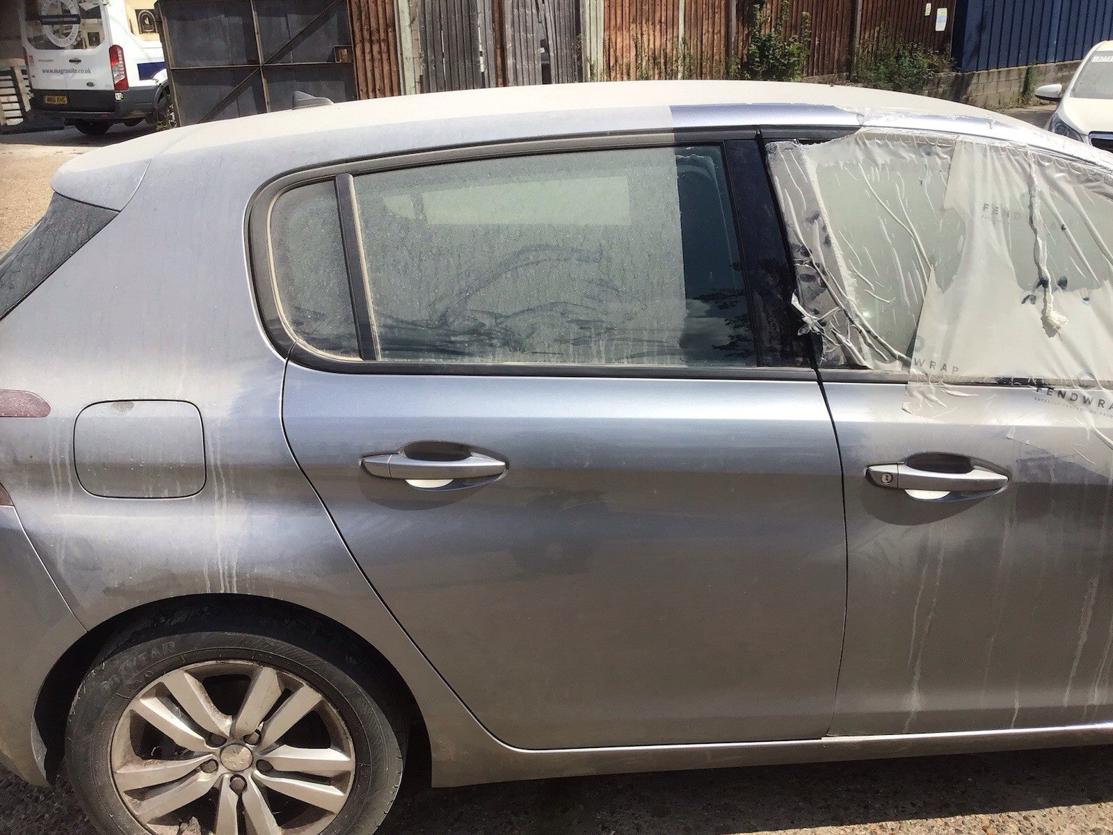 PEUGEOT 308 MK2 DRIVER'S SIDE O/S REAR DOOR ARTENSE GREY KCA 2013 20190