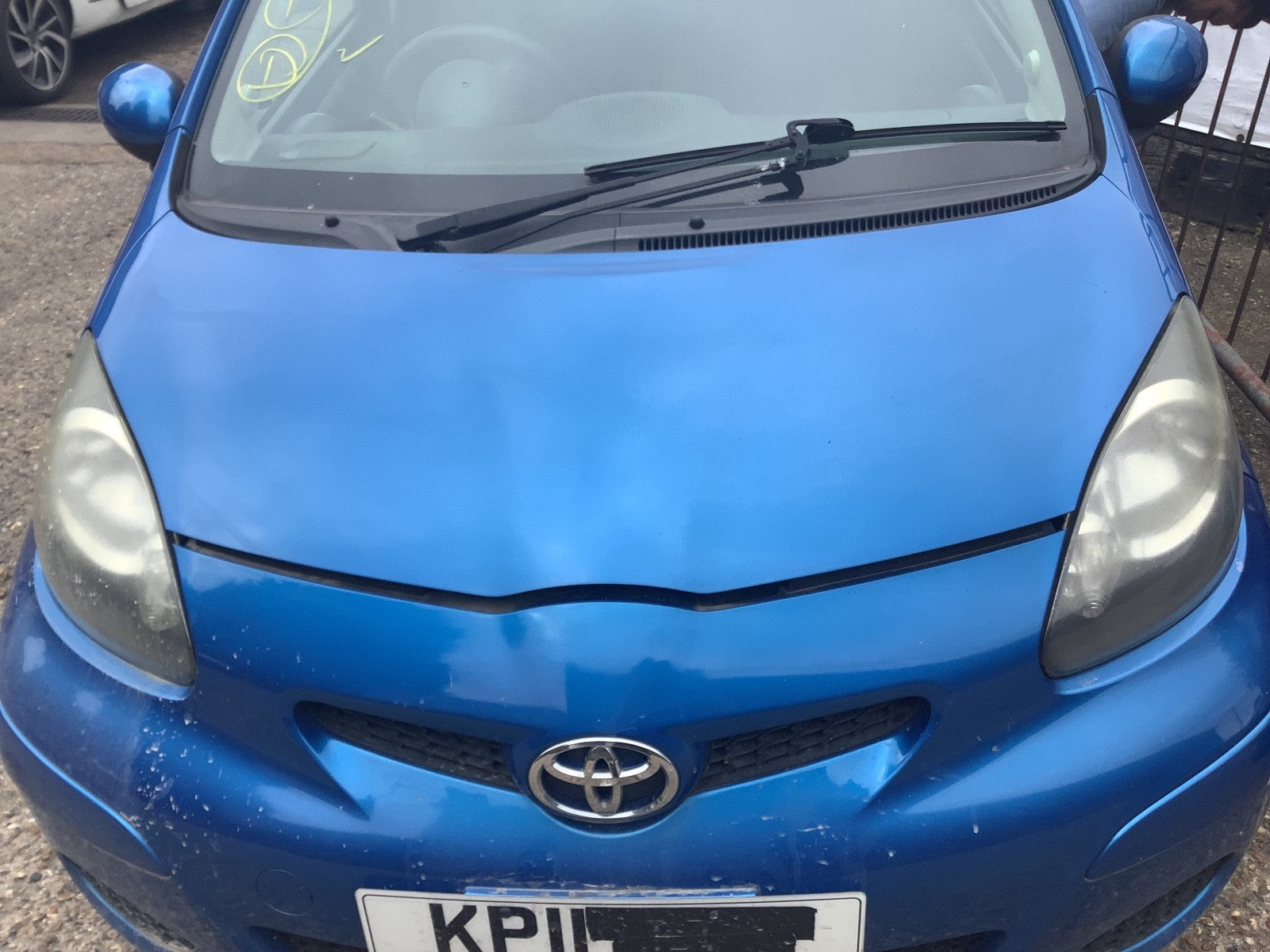 TOYOTA AYGO BONNET ELECTRA BLUE CODE 8U7 2005 20141