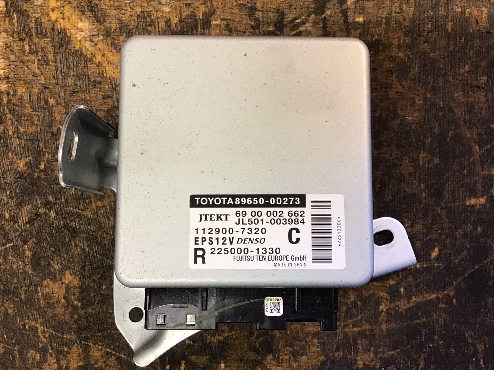 TOYOTA YARIS MK3 POWER STEERING ECU MODULE 89650 0D273 2012 20171