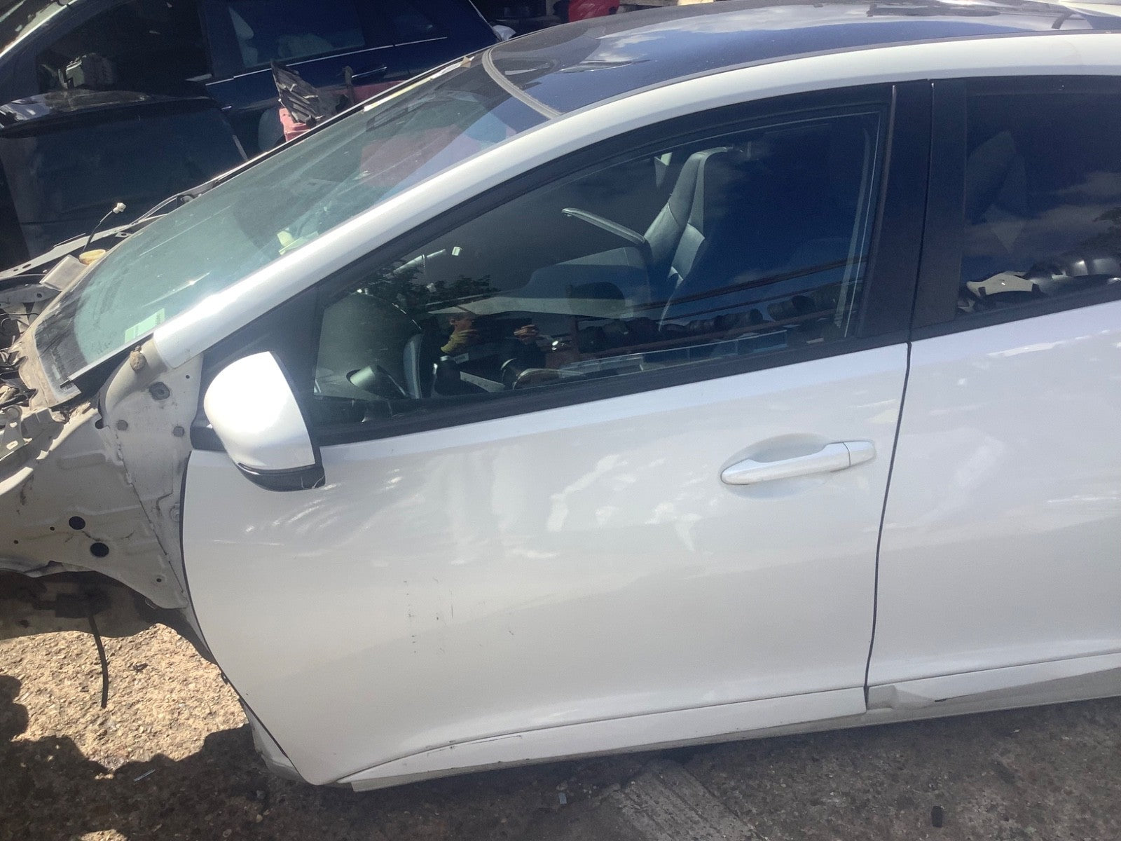 HONDA CIVIC MK9 PASSENGER SIDE FRONT N/S DOOR ORCHID WHITE NH788P 2012 20171