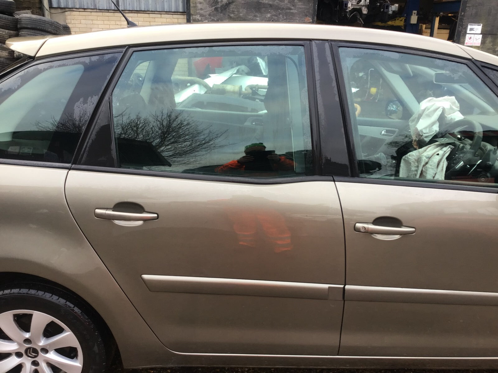 CITROEN C4 PICASSO DRIVER'S SIDE O/S REAR DOOR NOCCIOLA HAZEL KEB 2008 20131