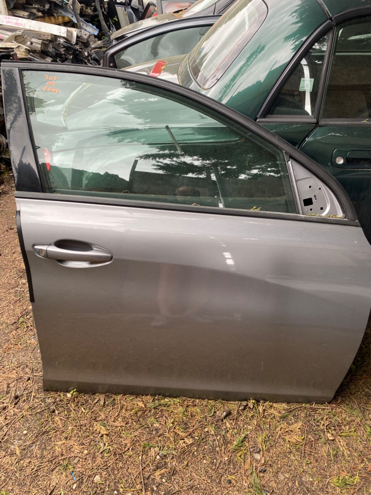 PEUGEOT 308 ESTATE MK2 DRIVER'S SIDE O/S FRONT DOOR ARTENSE GREY KCA 2014 20211