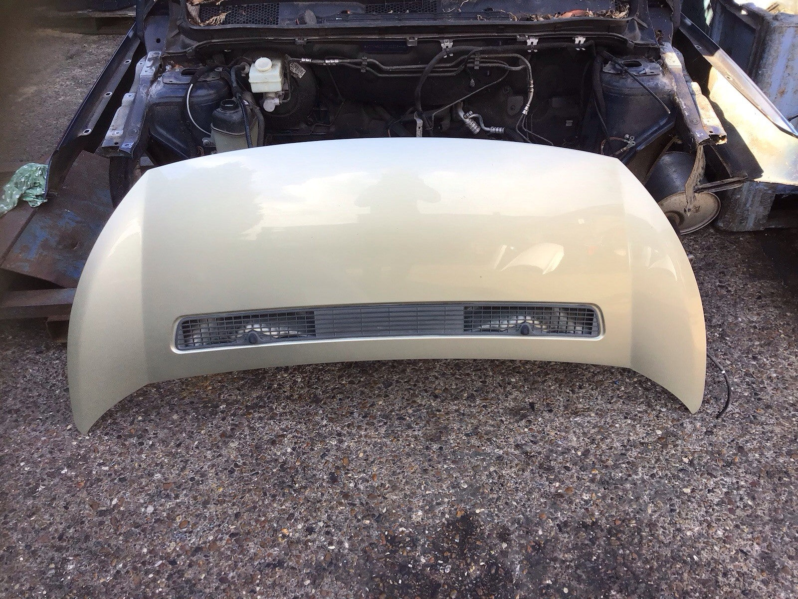 PEUGEOT EXPERT BONNET GOLDEN WHITE KCY 2007 20160