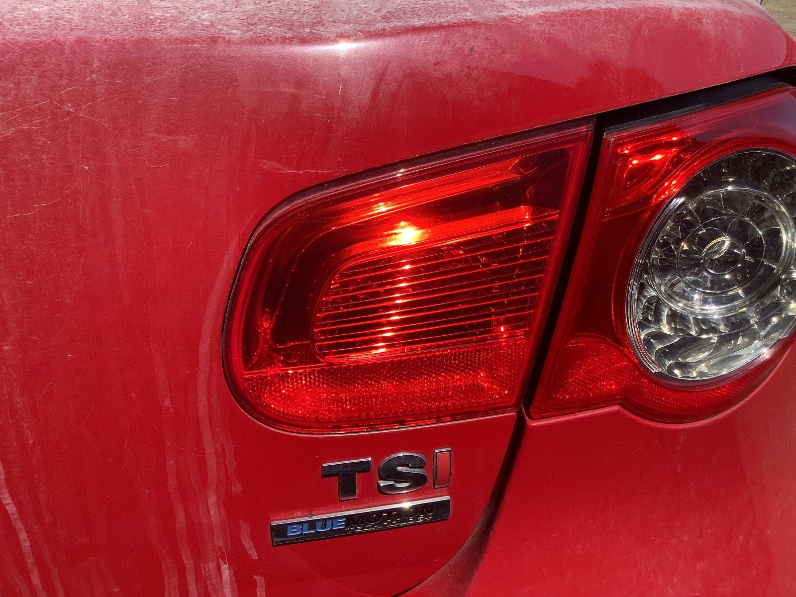 VOLKSWAGEN EOS DRIVER'S SIDE O/S INNER REAR LIGHT 2007 20140