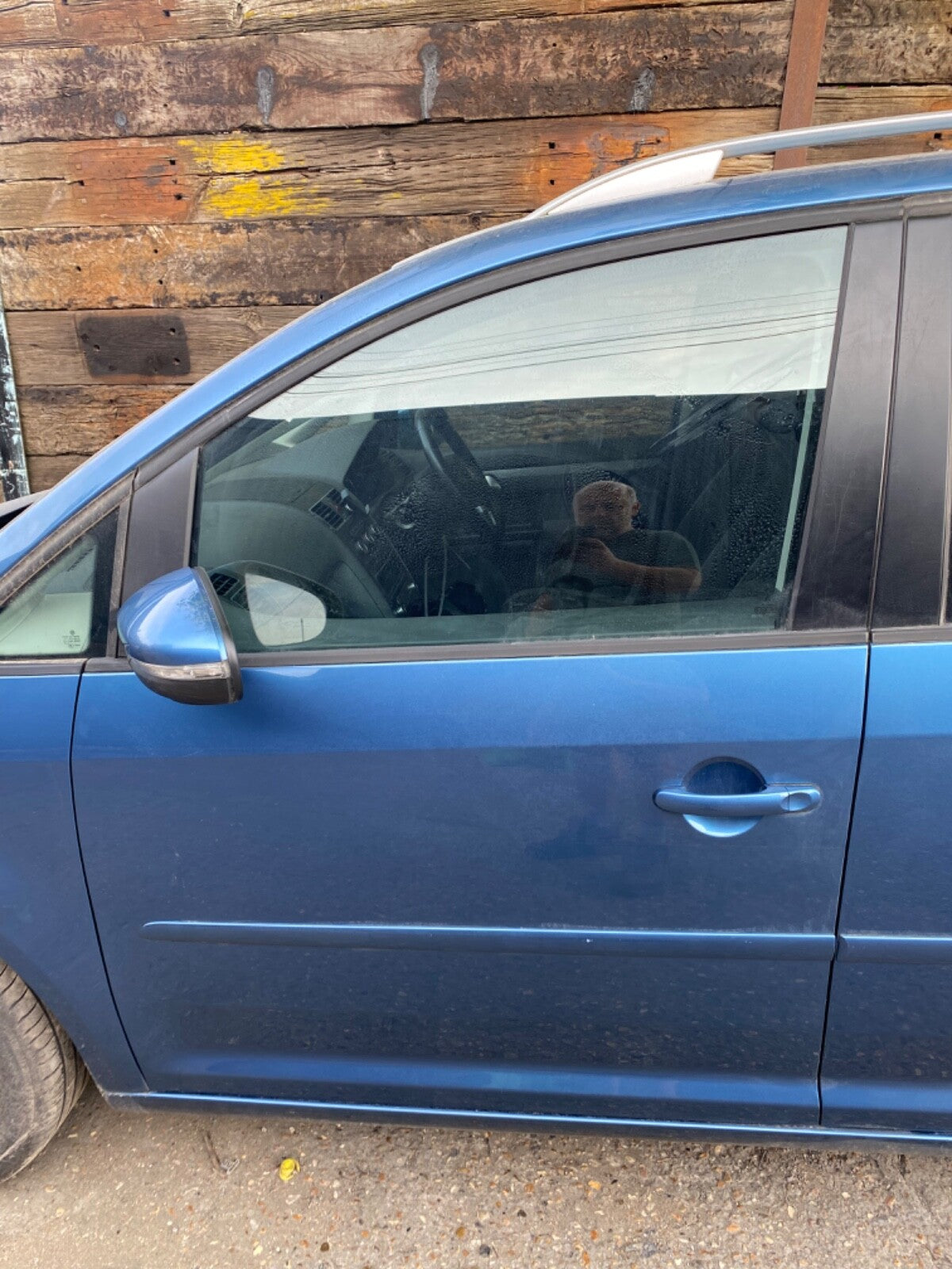 VOLKSWAGEN TOURAN PASSENGER'S SIDE N/S FRONT DOOR PACIFIC BLUE LA5J 2010 20151
