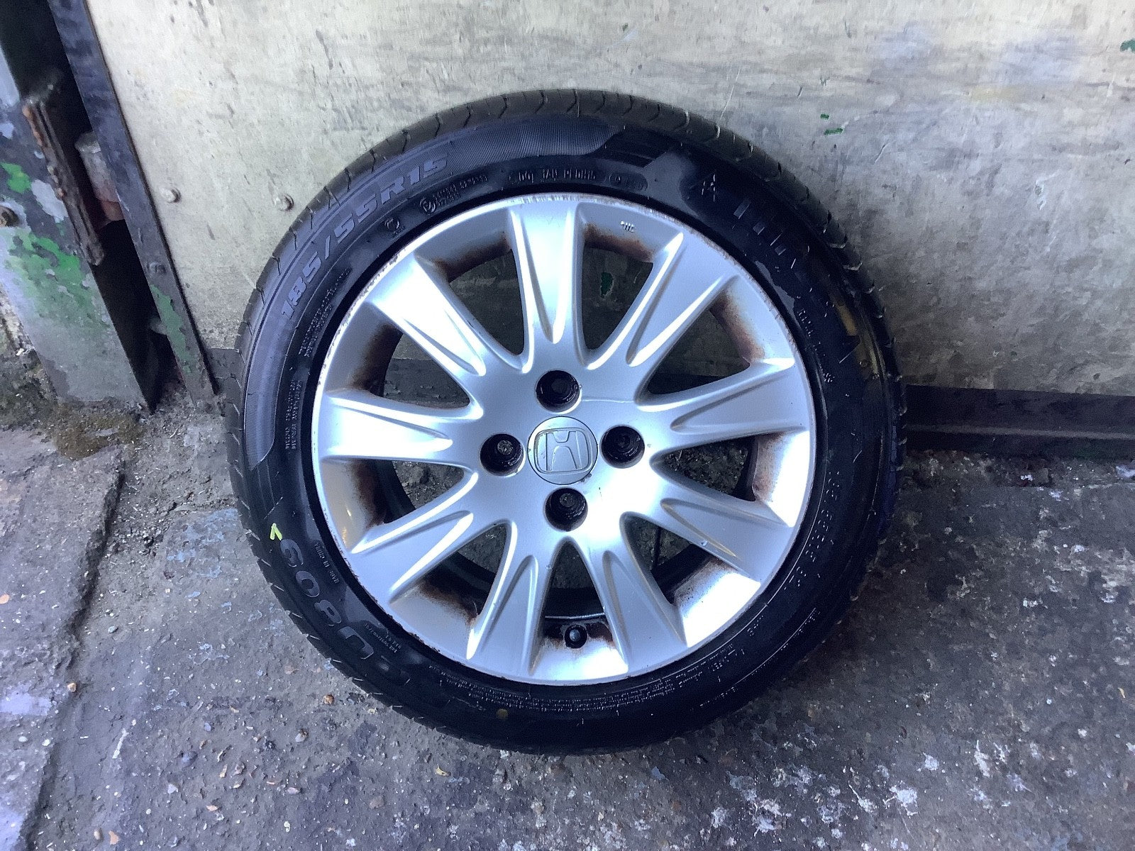 HONDA JAZZ MK2 ALLOY WHEEL 15'' TYRE 185X55X15 SAA 560F 2002 20090