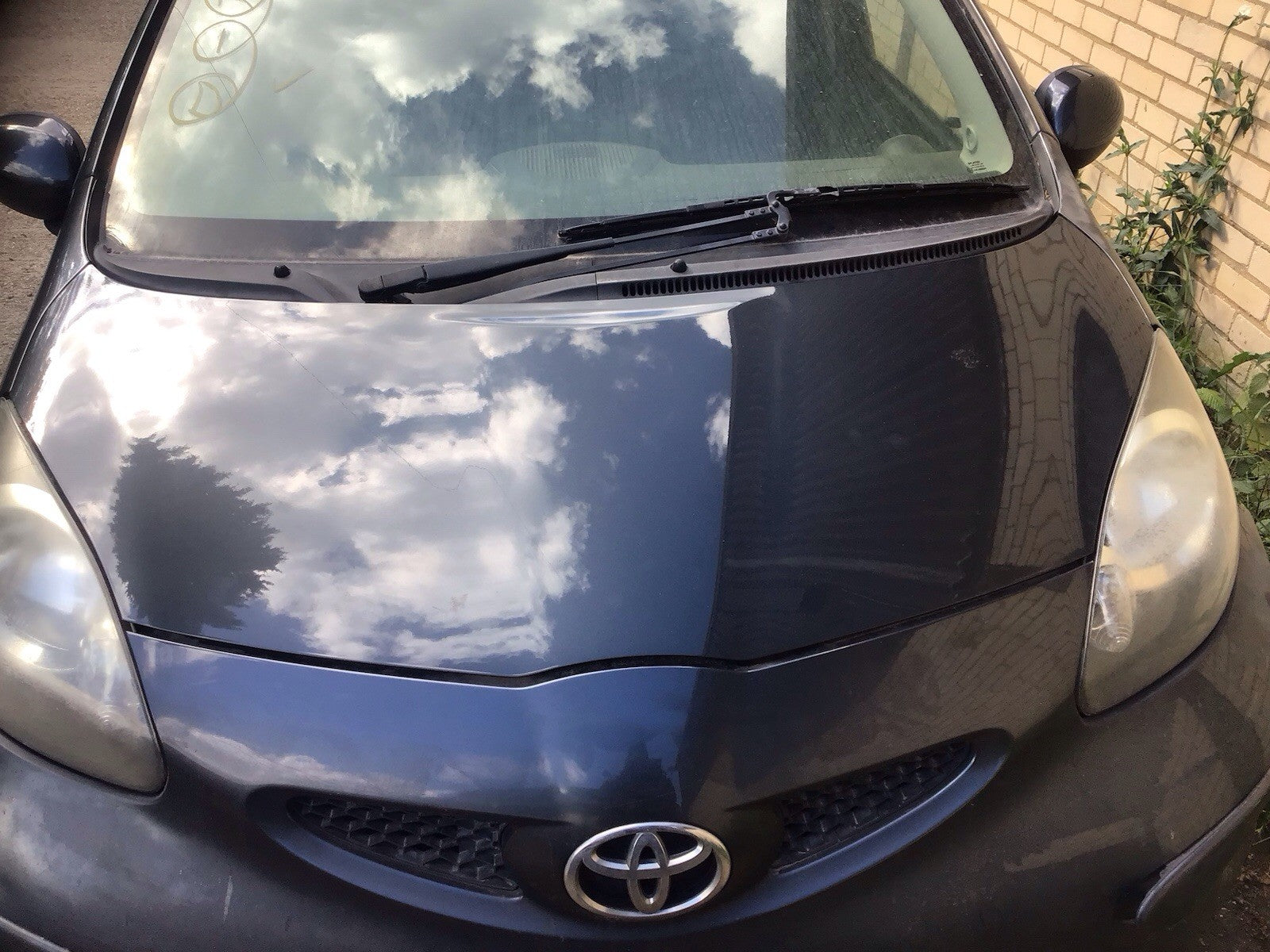 TOYOTA AYGO MK1 BONNET DARK GREY MICA 1E0 2005 20140
