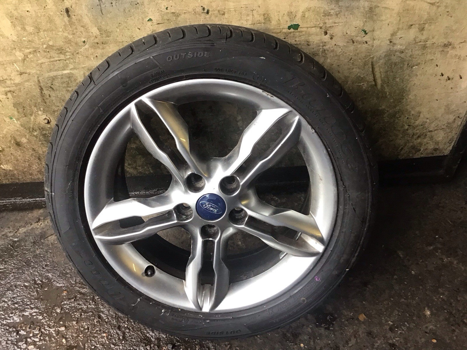 FORD FOCUS MK3.5 ALLOY WHEEL 17'' CM5J FB AND TYRE 215X50X17 2014 20180