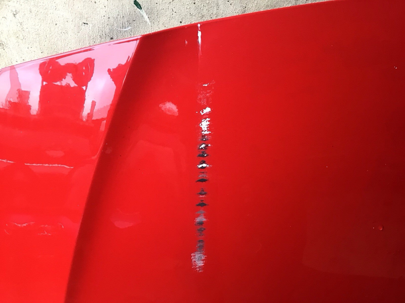 VAUXHALL CORSA E BONNET FLAME RED Z547 DAMAGED 2015 20191