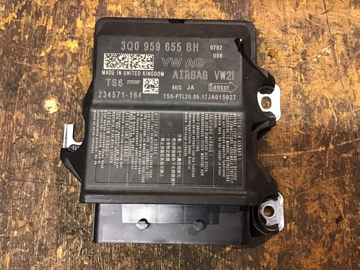 SEAT VOLKSWAGEN SKODA AIRBAG MODULE ECU 3Q0959655BH 2013 20200