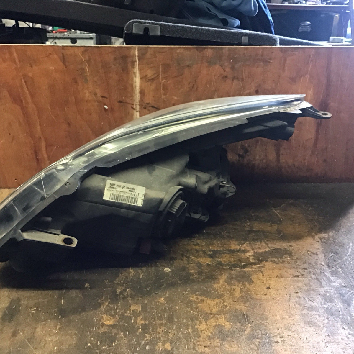 VAUXHALL CORSA D DRIVER'S SIDE HEADLIGHT BLACK INSERT 13446800 2010 20144