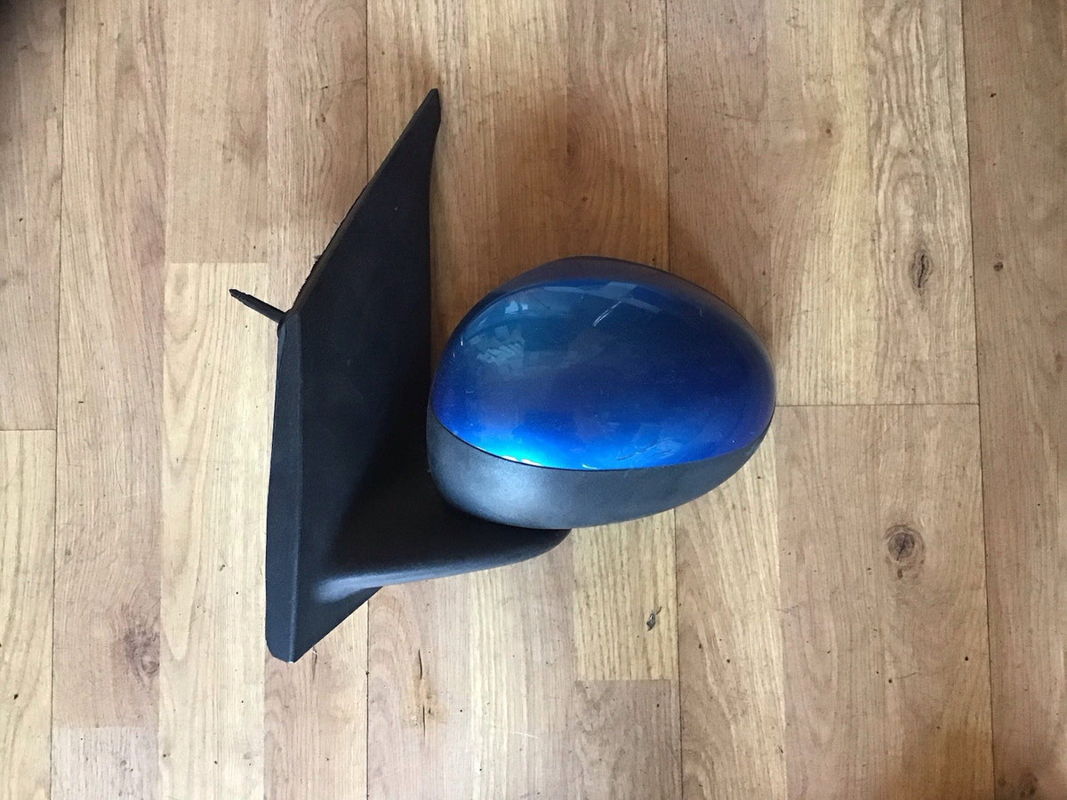 TOYOTA AYGO PASSENGER'S SIDE N/S DOOR MIRROR METALLIC BLUE 87940 0H021 2005 20146