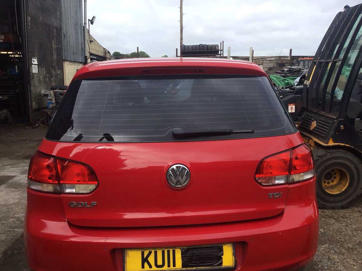 VOLKSWAGEN GOLF MK6 TAILGATE IN TORNADO RED PAINT CODE LY3D 2009 20122