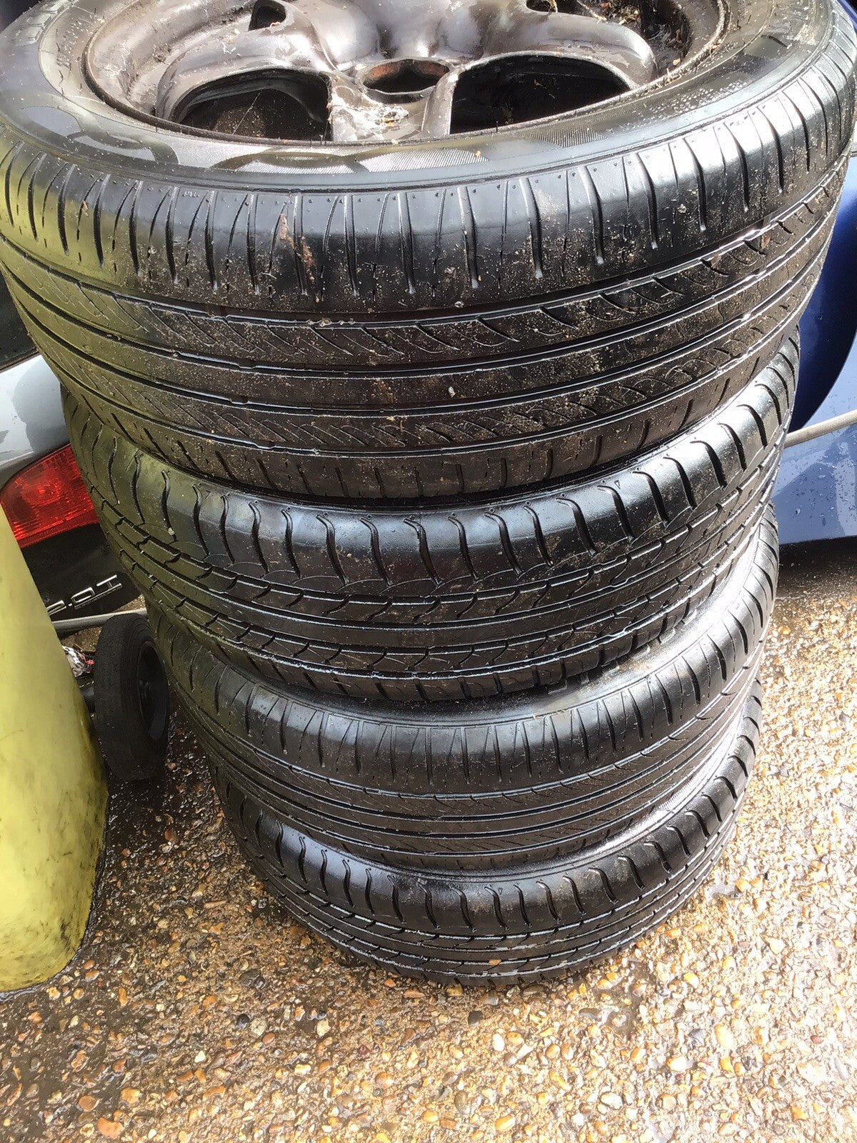 VAUXHALL ASTRA H VAN SPARE WHEEL 16'' 2160131 STEEL RIM TYRE 205X55X16 2005 20133