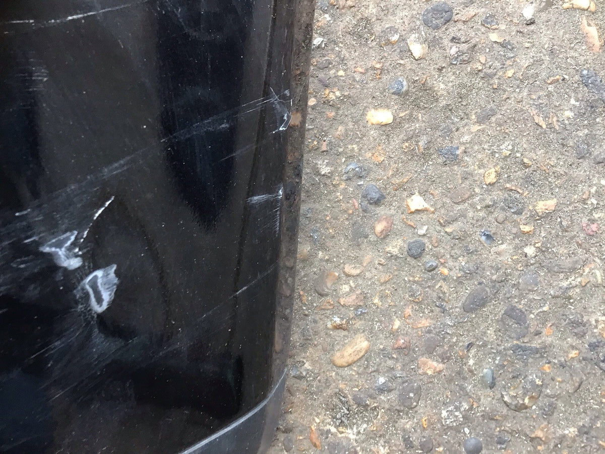 VOLKSWAGEN POLO 9N3 REAR BUMPER BLACK PEARL LC9X 2005 20087