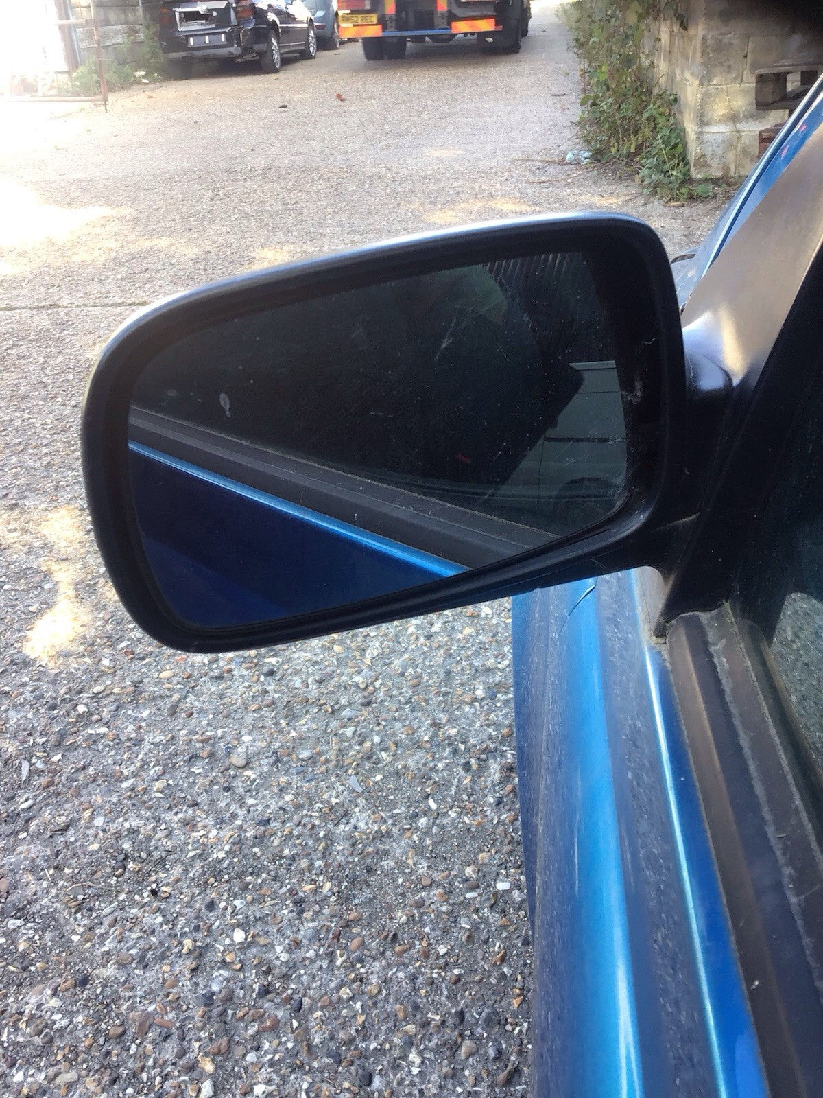 TOYOTA YARIS MK1 PASSENGER'S SIDE N/S DOOR MIRROR BLACK 2001 20066