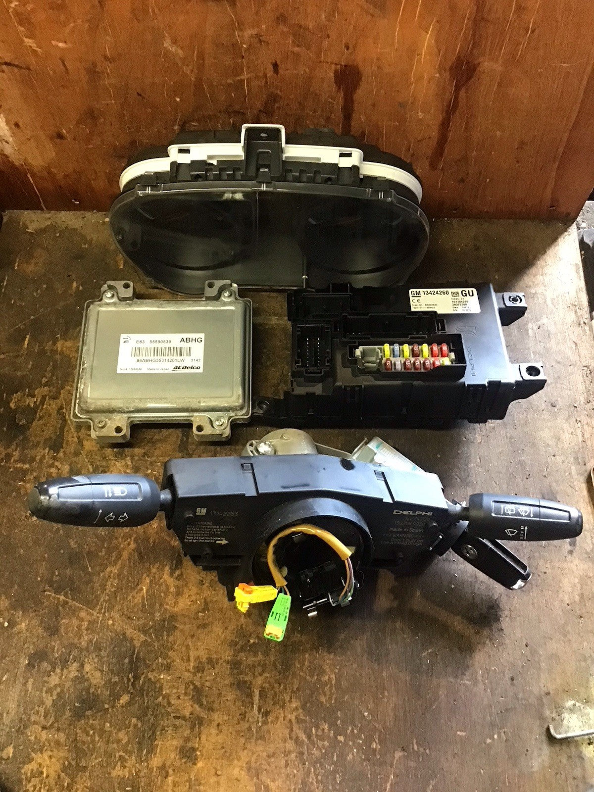 VAUXHALL CORSA D 1.2 PETROL ECU KIT 55590539  ABHG A12XER 2010 20140