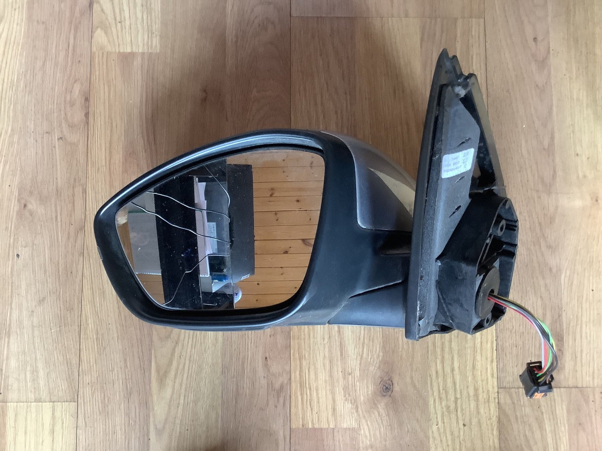 PEUGEOT 308 MK2 PASSENGER'S SIDE N/S DOOR MIRROR ARTENSE GREY KCA 2013 20191