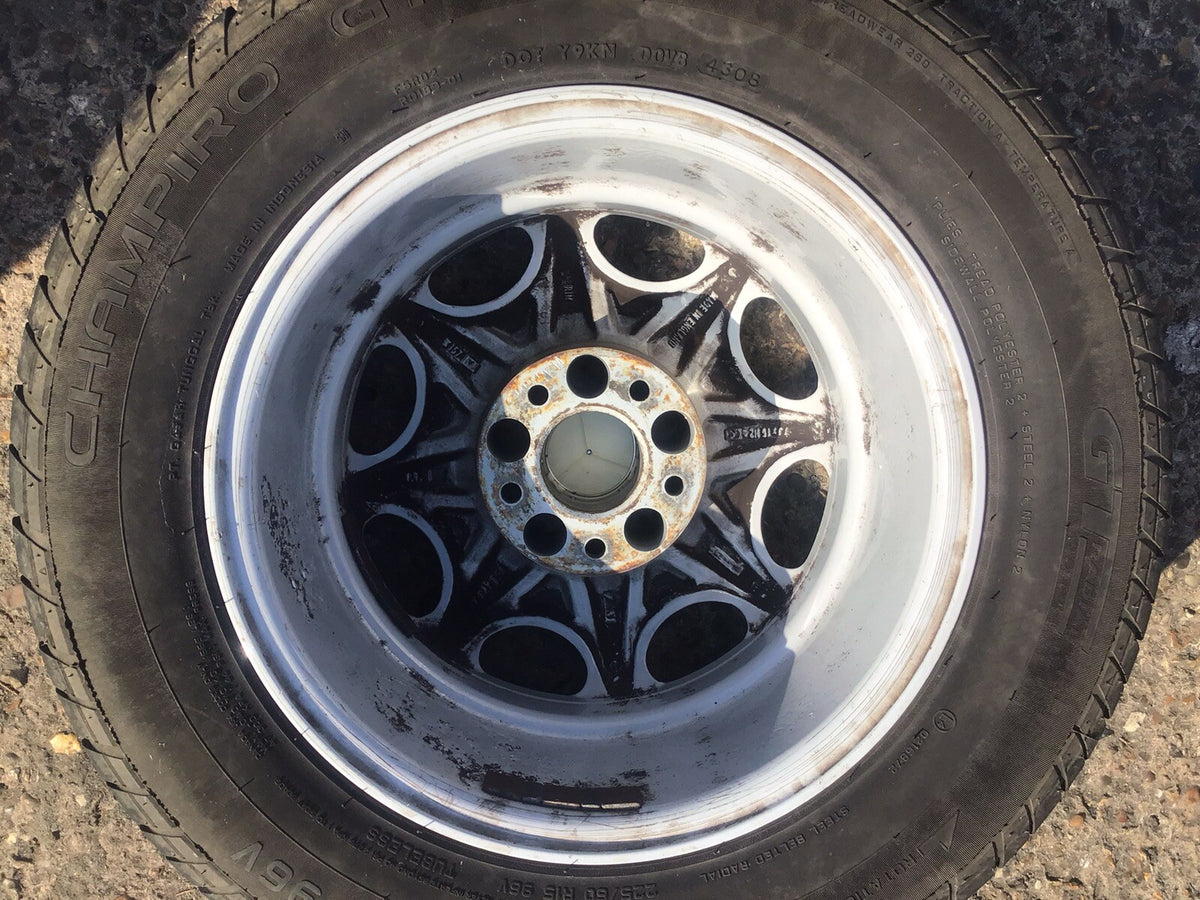 MERCEDES S CLASS W126 ALLOY WHEEL 15'' TYRE 8 HOLE 225X60X15 1980 19918