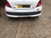 PEUGEOT 207 REAR BUMPER IN BIANCA WHITE EWP 2006 20120