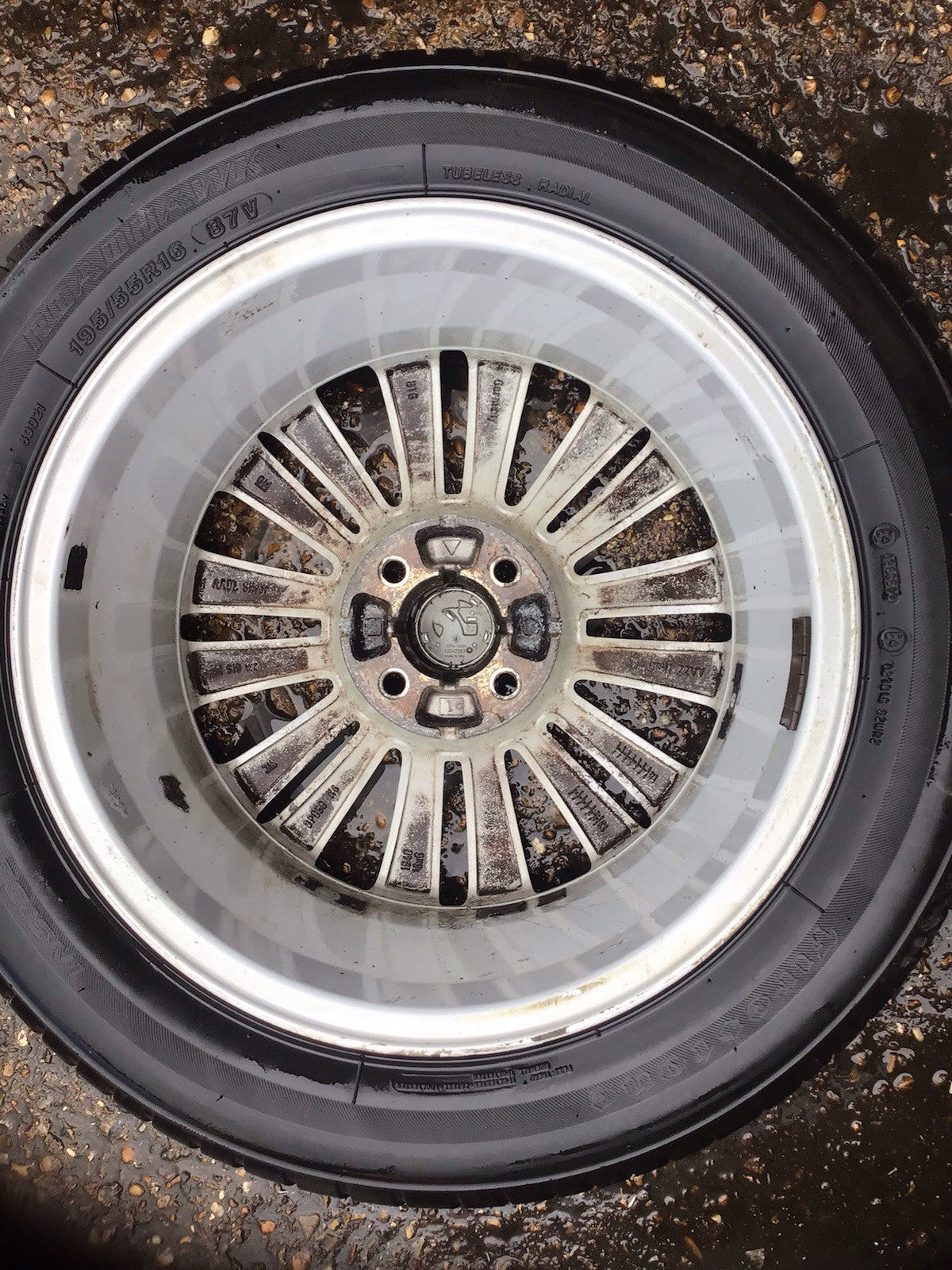PEUGEOT 207 ALLOY WHEEL 15'' 9686100080 TYRE 205X55X15 2006 201210