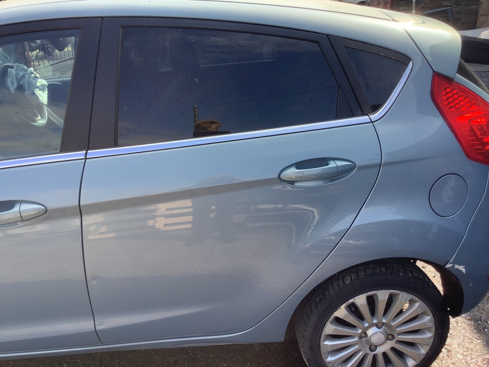 FORD FIESTA MK7 PASSENGERS SIDE N/S REAR DOOR IN AVALON 2008-20171