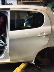PEUGEOT 108 PASSENGER SIDE REAR DOOR WHITE KWD 2015 20212