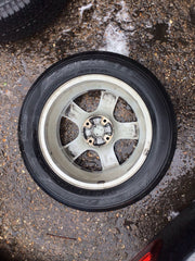 PEUGEOT 207 ALLOY WHEEL 15'' 9686100080 TYRE 205X55X15 2006 20129